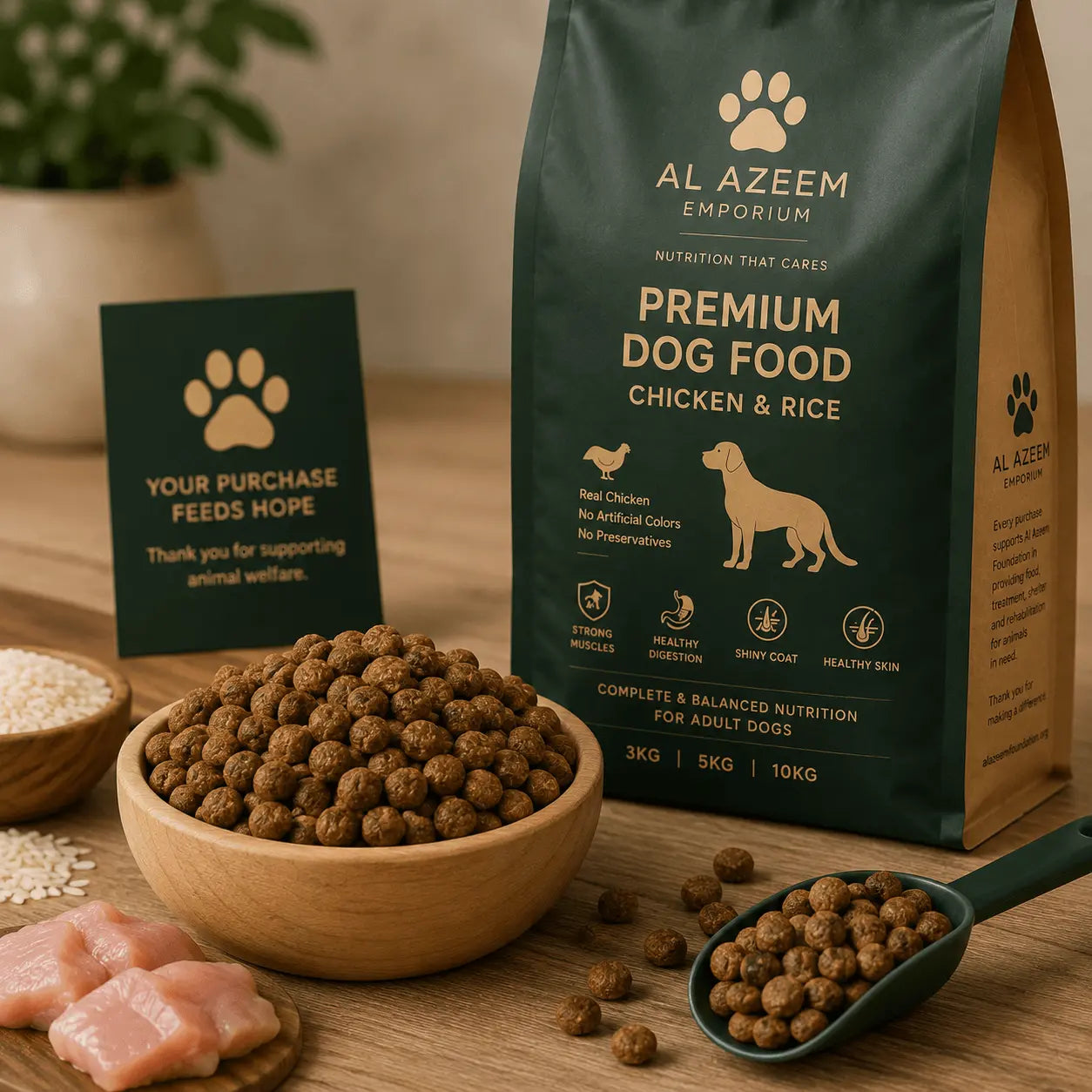 Premium Dog Food – Chicken & Rice