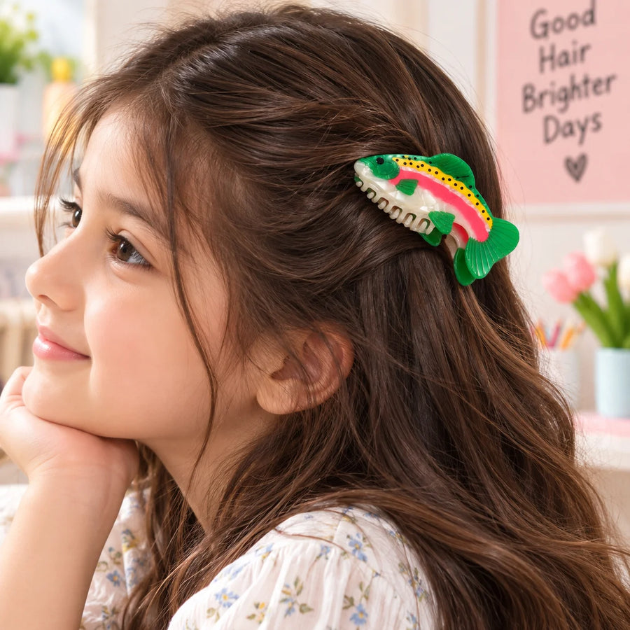 Colorful Fish Hair Claw Clip – Large Size Hair Accessories