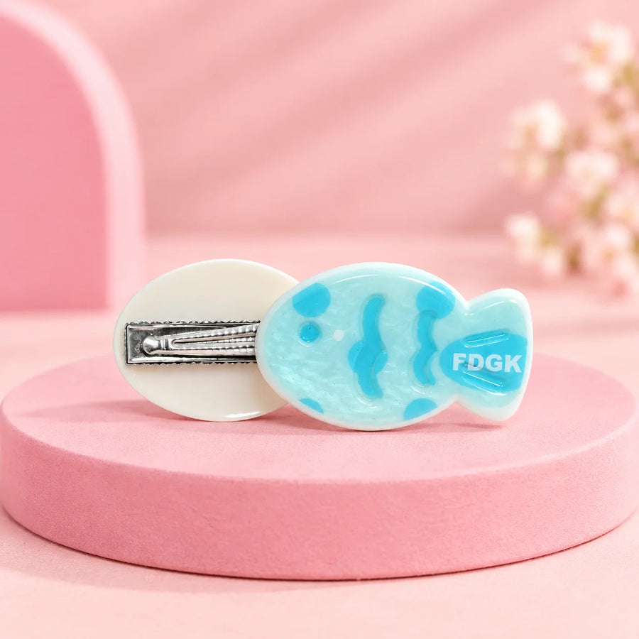 Cute Blue Fish Hair Clip Cute Hair Accessories Cute Hair Pin,