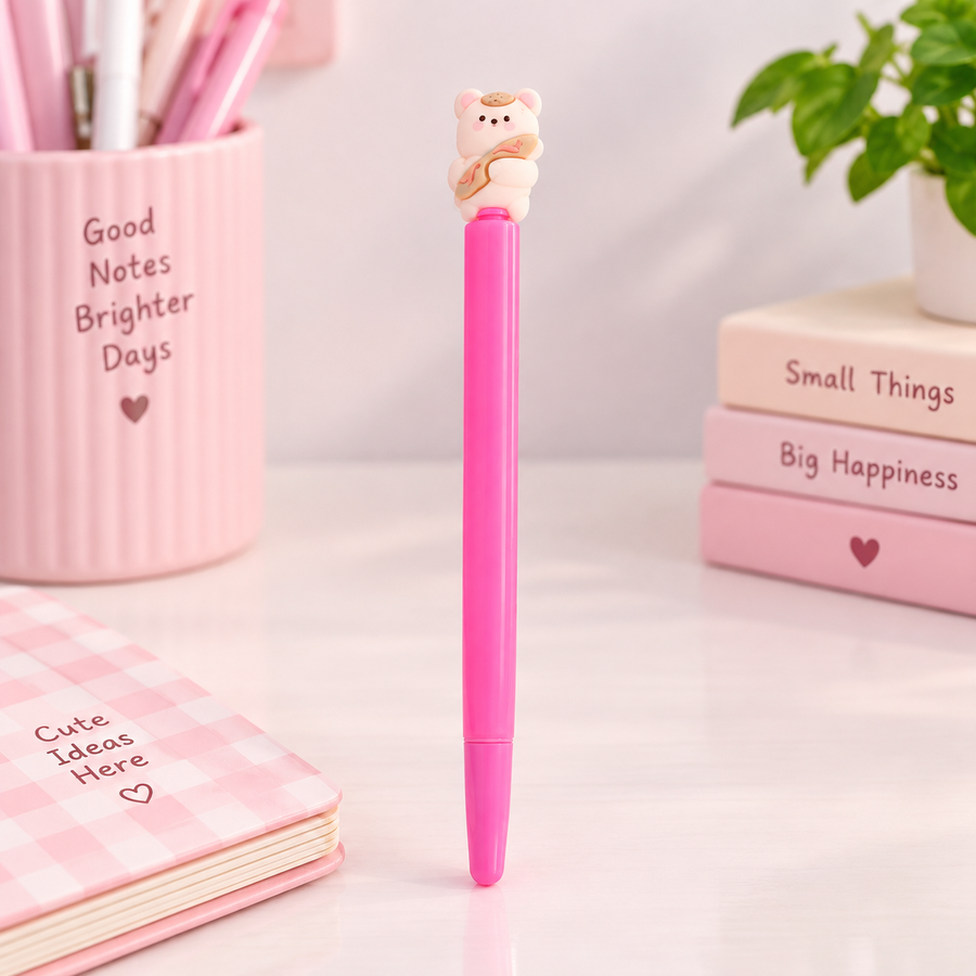 Cartoon Character Pen -Cute Animal Gel Pen-Smooth Writing Pen