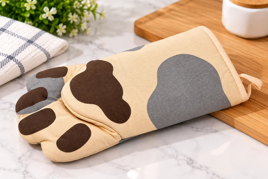 Cat Paw Glove – Cute Heat-Resistant Kitchen Oven Mitt
